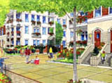 Commercial Complex Architectural Rendering