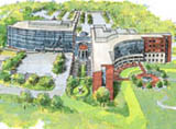 Hospital Campus Rendering, Richmond Virginia