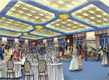 Interior Ballroom Illustration