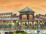 Restaurant Architectural Rendering