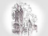Street in Rome Artistic Rendering