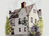 Watercolor Historic Building Rendering in Philadelphia